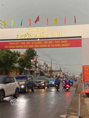 ngay chợ dốc đồn cần ra nhanh lô đất 130m2 thổ cư, sr ngay tại p.bảo vinh, long khánh chỉ 850tr/lô