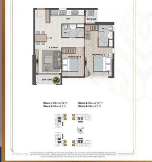 bán căn 2pn loại góc 73m2 ban công đông nam victoria village giá chỉ 5.9 tỷ