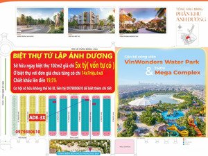 bán biệt thự tứ lập ánh dương ( giá siêu rẻ )