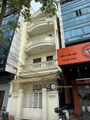 siêu hiếm nhà mặt phố kim mã, view hồ, đối diện lotte 80m2, 5 tầng, mặt tiền 4,8m, giá chỉ 56,5 tỷ