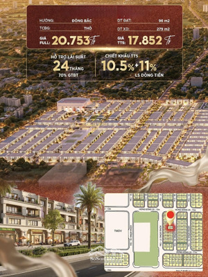 siêu phẩm hừng đông 96m2 giá rẻ còn sót lại, gần vincom và trường vinschool vinhomes đan phượng