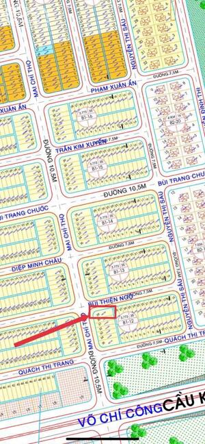 BÁN LÔ GÓC NGÃ TƯ 2 MẶT TIỀN MAI CHÍ THỌ – BÙI THIỆN NGỘ Lh 0905.670.994