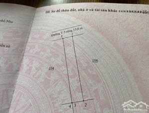 bán lô đất an bình tân đường t3 diện tích: 100,3m2 ngang 5m, hướng tây bắc. đường rộng 13m