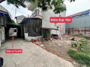 bán gấp đất tại xã đại yên, chương mỹ, hà nội, 3,6 tỷ, 60 m2 bao đẹp