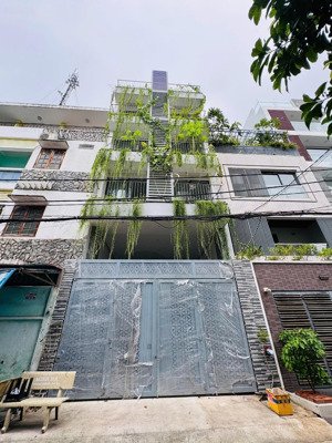 hẻm 6m phan đăng lưu, dt 5x15m, 5 tầng, chính chủ giá 9,6 tỷ