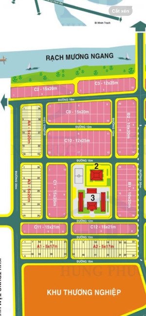 đất nền biệt thự đơn lập kdc cotec px nhà bè, 300m2, có sổ đỏ tên cty, giá tốt nhất 32tr/m2