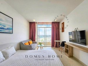 cho thuê căn hộ studio full nội thất, ban công/ cửa sổ tại trung tâm lê thị riêng, quận 1