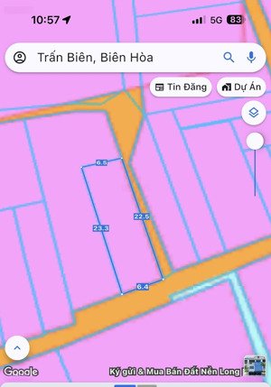 bán lô đất cn 146m2 thổ cư 100% - 1 sẹc hàn thuyên