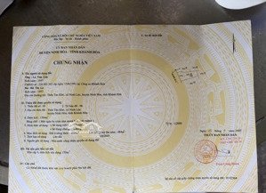 cần bán gấp đất mặt tiền quốc lộ ninh lộc ninh hoà