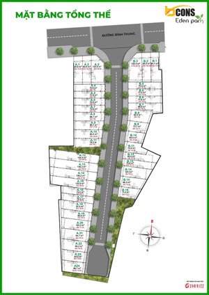 bcons eden park mặt tiền đường bình thung mở rộng 22m