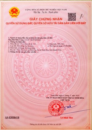 cần bán gấp đất ninh an 2081,7m2 quy hoach 2 mặt tiền đường lớn có sẵn 1000m2 thổ cư