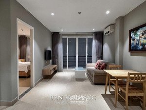 cho thuê căn hộ 1pn 1pk rộng đẹp, đầy đủ nội thất, có hầm xe thang máy gần cầu thị nghè và quận 1