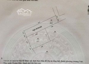 bán đất sđcc hoàng mai 78m2, mt 10.1m, 180 triệu/m