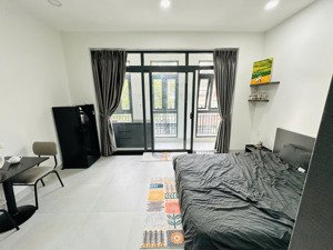 chính chủ cho thuê chdv 1pn ban công trung tâm gò vấp