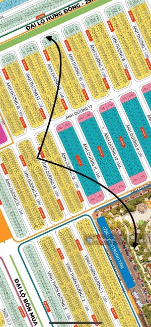 siêu phẩm ánh dương 12, trục đường thông toàn bộ dự án, giá chỉ 152tr/ m2