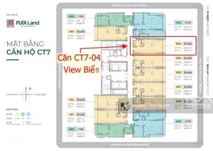 căn hộ studio có tầm nhìn hướng biển đẹp, nằm trên tầng 19 của block ct7 times square đà nẵng