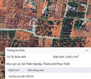 bán đất 2001m2 tại thiện nghiệp, phan thiết, bình thuận, giá tốt