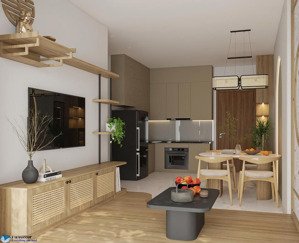 cho thuê căn hộ 2pn, 1wc, 50m2 tại khang điền bình tân, giá 10,5 triệu vnd