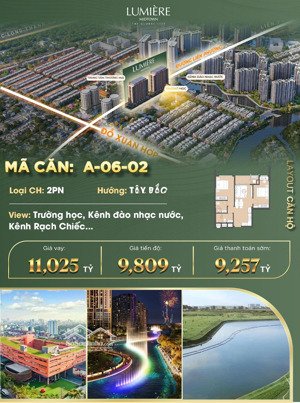 độc quyền căn 2pn giá tốt nhất dự án 9.823 tỷ (full vat + pbt) tặng 2 năm phí quản lý