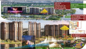 bán căn 2 phòng ngủ góc, view nhạc nước, công viên bờ sông tháp a2 - x - 11 masteri park place