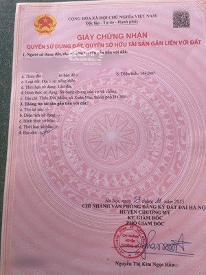 đất nền xuân linh, chương mỹ, hà nội, 2,6 tỷ, 120m2, hot!