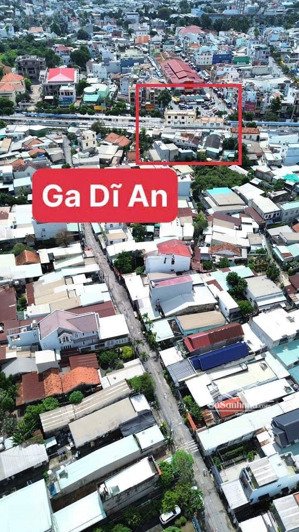 đất mt nguyễn văn trỗi 120m gần ga & chợ dĩ an hạ tầng nâng cấp 5,2 tỷ