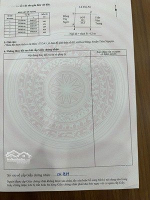 bán đất tại thiên hương, 1,555 tỷ, 43m2, giá cực chất