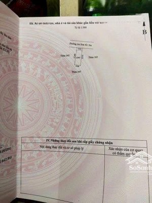 bán đất tại đường an sơn 42, xã an sơn, thuận an, bình dương, giá ưu đãi 1,35 tỷ, 54m2