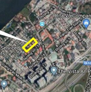 khuôn đất siêu vị trí - 6 biệt thự đơn lập đường số 15, an phú quận 2, dt 3295m2, giá ~160 triệu/m2