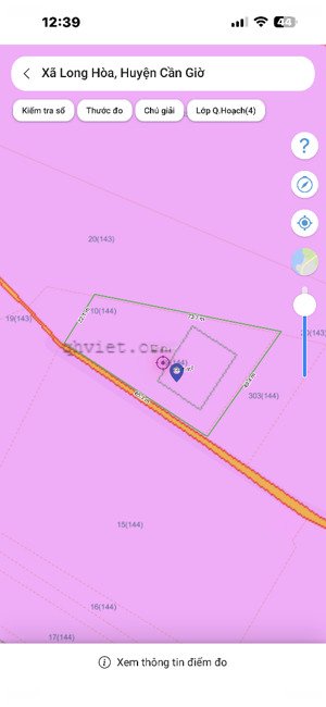 bán gáp lô đất xã long hoà, huyện cần giờ, tphcm giá rẻ