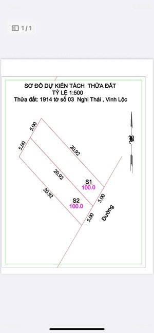 bán lô đất khối thái thọ, nghi thái (nay p. vinh lộc). cách đh y khoa vinh 600m. lh: 