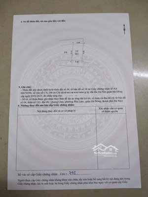 chuyển nhượng lô đất đẹp tại quang lãm, phú lãm, hà đông