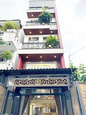 9,9 tỷ! thang máy - phan huy ích - ngay emart - 5 tầng - 4x18m - vuông vức - giá tốt khu vực