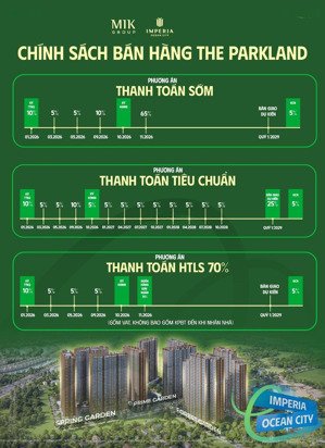 mik group mở bán chung cư giá siêu rẻ thanh toán sớm chỉ hơn 50tr/m2 tại ocp2. lh 