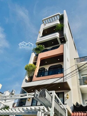 nhà 6 tầng có thang máy mới 81m2 vuông vức hxh 8m đường lê văn thọ ngay cv làng hoa chỉ 15,8 tỷ tl