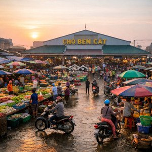cần tiền nhập hàng bán tết cô chú khách em gởi bán lô đất gần chợ bến cát giá chỉ 886 triệu sổ sẵn