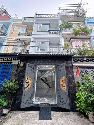 bán nhà lê văn quới 4* 13 m trệt 2 lầu nhà đẹp khu phân lô hẻm 6m giá 5 tỷ 950