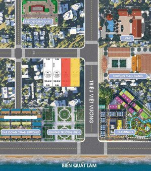 mình còn 2 mặt 5m tổng dt 183 m2 ở trung tâm thị trấn quất lâm, cách quảng trường biển 400m