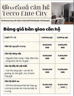 tecco elite 2pn góc 1,9 tỷ.lh0902174393