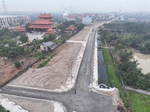 đấu giá nghĩa trụ giáp vinhome ocean park 2 và đường vành đai 4, đường đôi rộng 21m chỉ 4x tr/m2