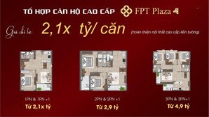 fpt plaza 4 căn hộ hot nhất 2025 tại đà nẵng - giá chỉ từ 5xtr/m2