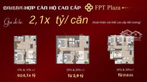 chính thức ra mắt tổ hợp căn hộ cao cấp fpt plaza 4 giá trực tiếp cdt từ giai đoạn 1