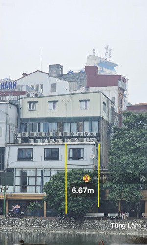 đất mặt hồ, vuông đét, góc 2 mặt tiền. dt 100m2 (6.7 x15m) view hồ cực đỉnh)