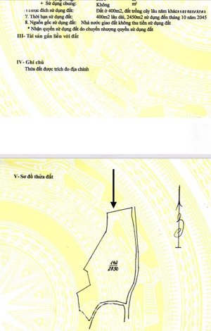 bán đất 2850m2 tại xã cao sơn, lương sơn, hòa bình, giá siêu rẻ, vị trí siêu đẹp. lh 