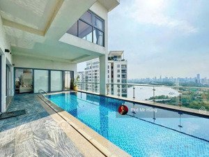 bán căn hộ sky villa - đảo kim cương 391m2, view trực diện sông & lm81, có hồ bơi riêng, đẹp mê ly