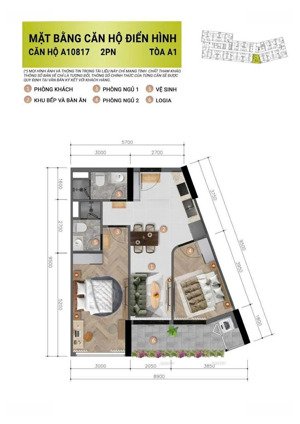 căn 2pn + luôn được săn tìm vì đặc biệt và giá rẻ nhất