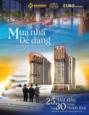 bán căn hộ chung cư đẹp tại cora tower, 1,8 tỷ, 32,3 m2, cẩm lệ, đà nẵng