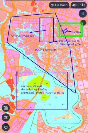 bán đất liền kề gold coast vũng tàu, 2 mặt tiền, 7,8 tỷ, diện tích 341m2