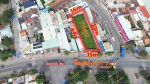 15m ngang mặt tiền dt 743a tổng 715m2, kinh doanh cho thuê điện máy xanh kế trung tâm y tế dĩ an