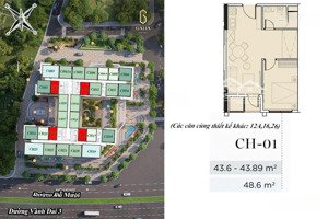 tôi bán hộ người nhà căn 46m2 làm được 2pn1wc hướng đông nam mát, tầng đẹp giá tốt, được vay bank
